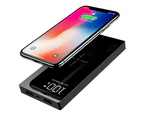 WJS Wireless Charging Power Applicable to iphone Portable Fast Charging - BLACK
