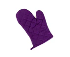 WJS 2PCS Of Thickened Microwave oven Gloves with High Temperature Resistance - PURPLE
