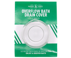 Bathtub Overflow Drain Cover | Deeper Bath Cover | Universal Fit | M&W 1