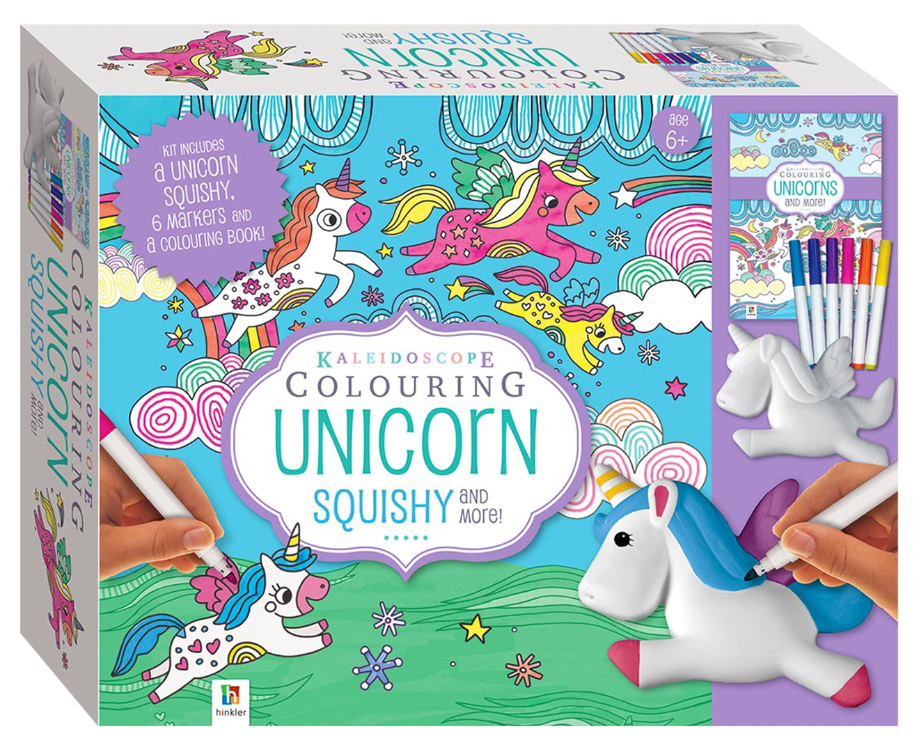 Kaleidoscope Coloring Kit: Unicorns And More - Hinkler Books : Target