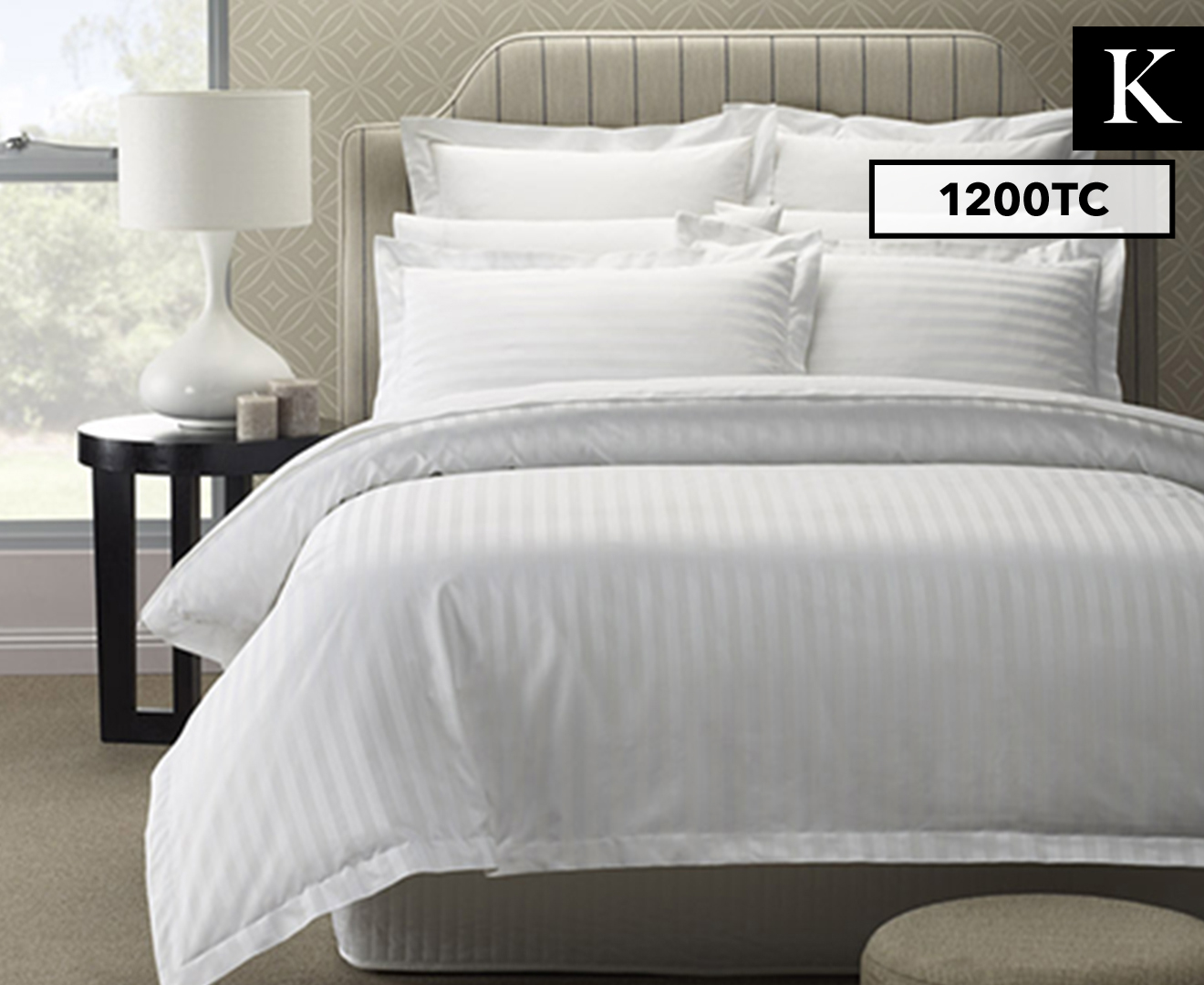 royal-comfort-1200tc-damask-stripe-king-bed-quilt-cover-set-white