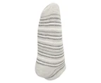 Ellen Tracy Women's US Size 9-11 Low Cut Socks 6-Pack - Grey Heather Combo