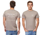 Friend Or Faux Men's Midas Tee - Steel Grey