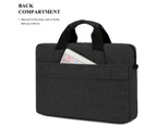 BRINCH Unisex 15.6 Inch Stylish Laptop Messenger Bag-Black
