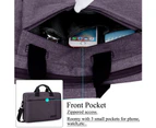 BRINCH Unisex 14.6 Inch Laptop Shoulder Bag-Purple