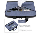 BRINCH Classic 15.6 Inch Laptop Shoulder Bag-Blue