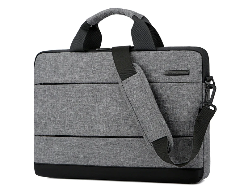 BRINCH 14.6 Inch Laptop Shoulder Bag-Grey