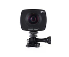 Kaiser Baas X360 Curved Dual Lens Action Camera Black - VR Recorder w/ Flexible Tripod