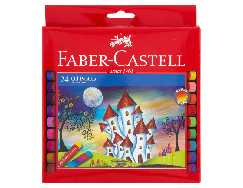 Faber-Castell Oil Pastels 24-Pack