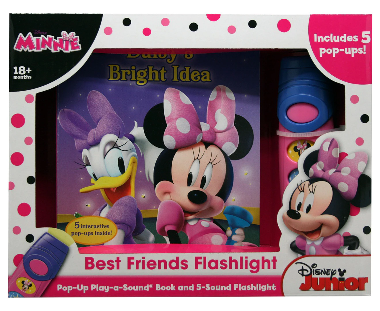 Minnie Mouse Book and Flashlight