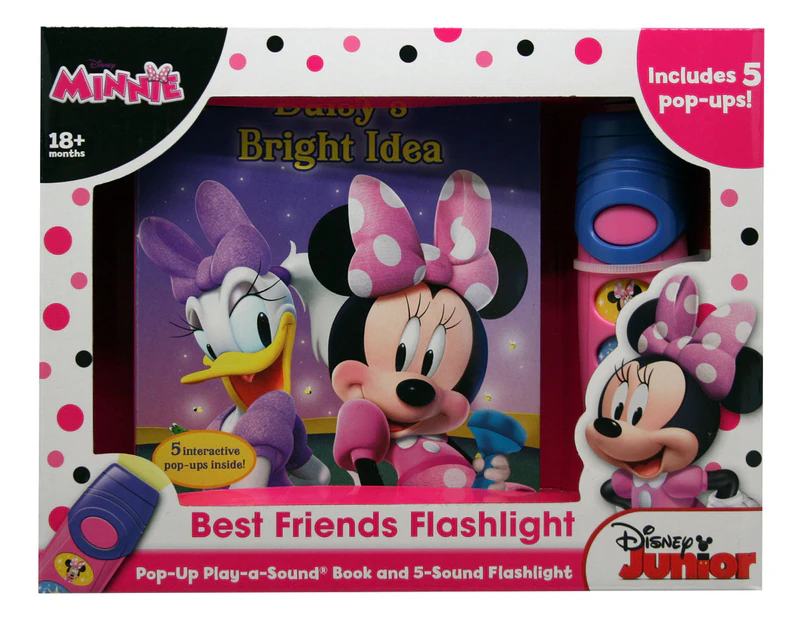 Disney Minnie Mouse Best Friends Book & Flashlight Set
