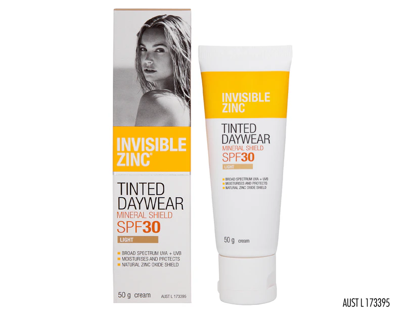 Invisible Zinc Tinted Daywear SPF30 Mineral Shield 50g - Light