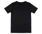 Nike Boys' Just Do It Swoosh T-Shirt - Black/Volt