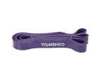TOMSHOO 208cm Workout Loop Band Stretch Resistance Band - Purple