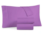 300TC Hotel Quality 100% Cotton Sateen Fitted Sheet Set Lavender Single, King Single , Double , Queen , King Size Bed