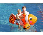 Airtime Clownfish Ride-On Inflatable Pool Float Kids Toy Summer Swimming Pool
