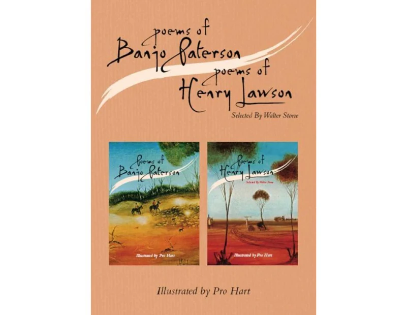 Poems of Banjo Paterson and Henry Lawson : 2 x Hardcover Books in 1 x Slipcased Boxed Set