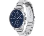 Tommy Hilfiger Men's 44cm Classic Multifunction Stainless Steel Watch - Silver/Blue 3