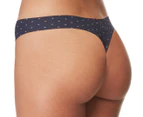 Calvin Klein Women's Invisibles Thong 3-Pack - Multi