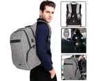 DTBG 17.3 inch Anti-Theft Backpack-Grey 2