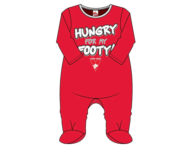 AFL Sydney Swans Infant Jumpsuit.