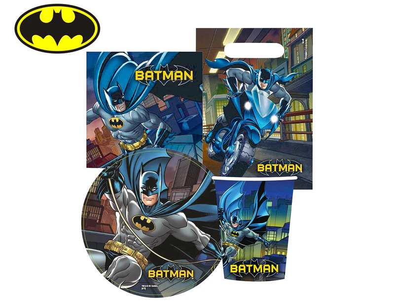 DC Comics 40-Piece Batman Party Pack Servingware