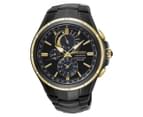 Seiko Men's 44mm Coutura Solar SSC698P Stainless Steel Watch - Black/Gold 1