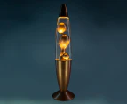 Metallic Gold Lava Lamp