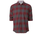 Grayson Long Sleeve Check Flannelette Shirt