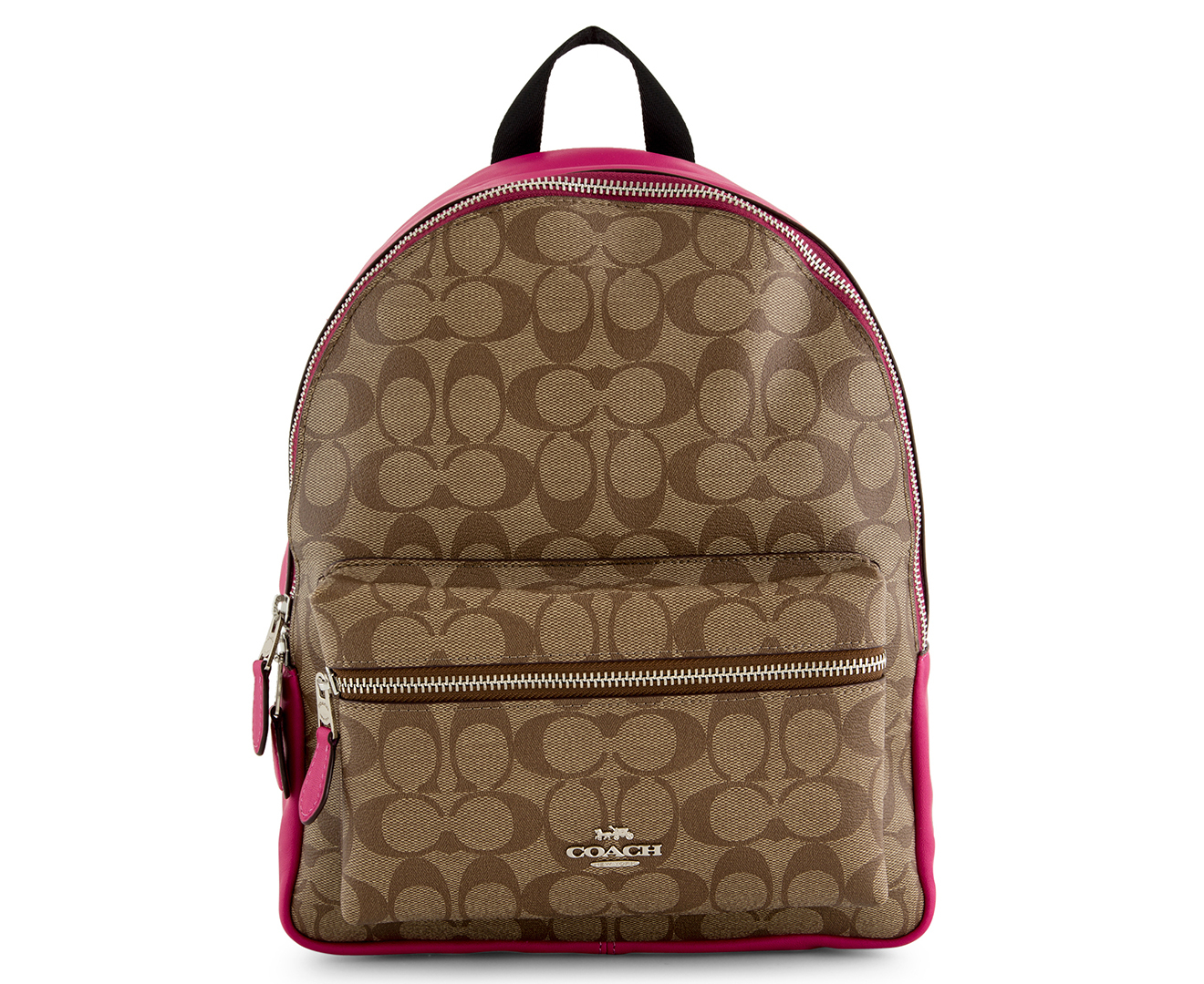 Coach charlie backpack discount pink