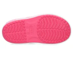 Crocs Girls' Crocband II Sandal - Paradise Pink/Carnation
