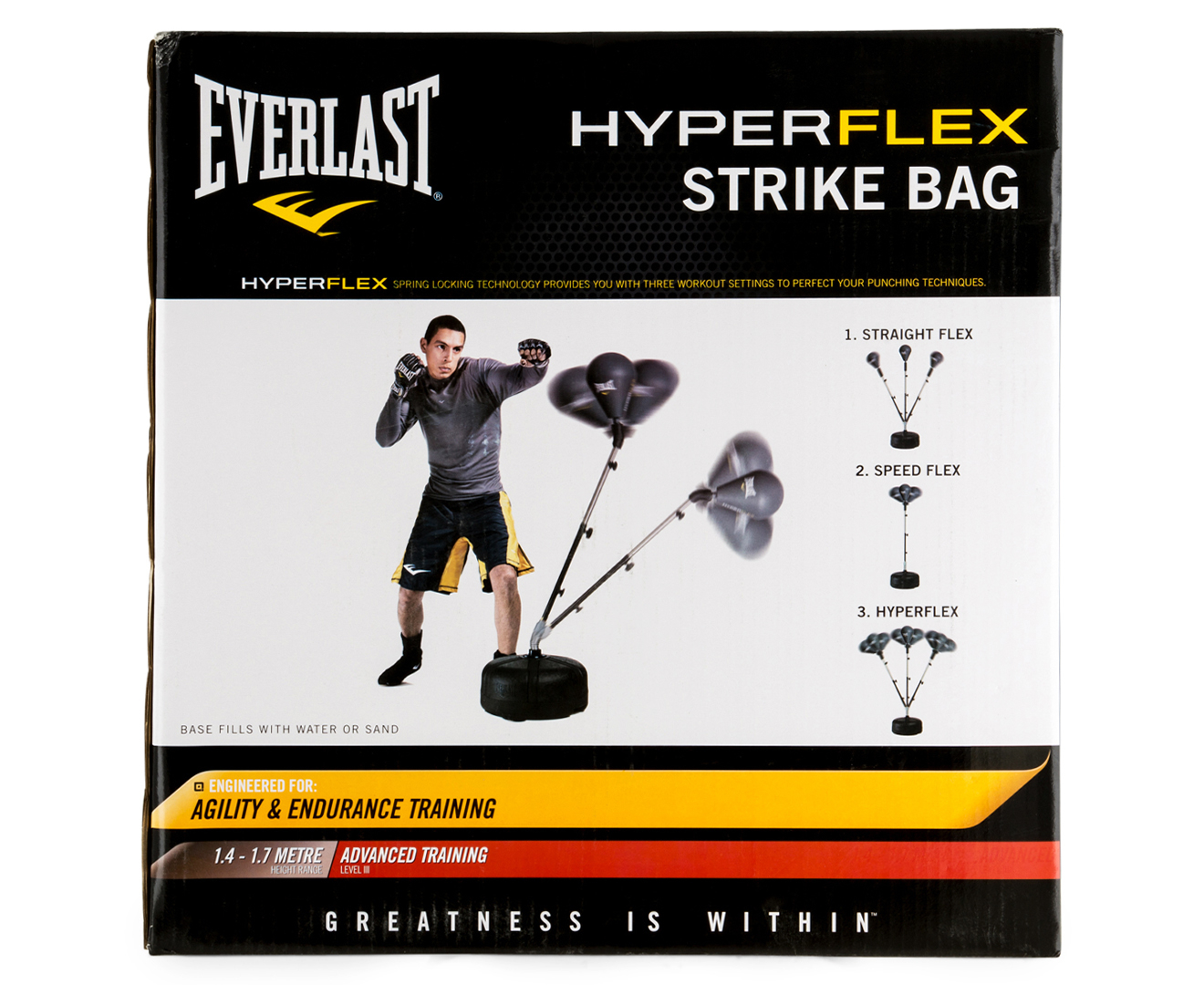 Everlast Hyperflex Strike Bag - Black/Grey | Scoopon Shopping