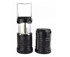 Select Mall Stretching camping lights outdoor super bright automatically pull camping lights - BLACK