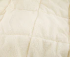 Playette Quilted Travel Cot Sheet - Cream