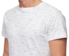 Bellfield Men's Lopode Longline Tee / T-Shirt / Tshirt - Grey