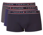 Tommy Hilfiger Men's Cotton Stretch Trunk 3-Pack - Sea