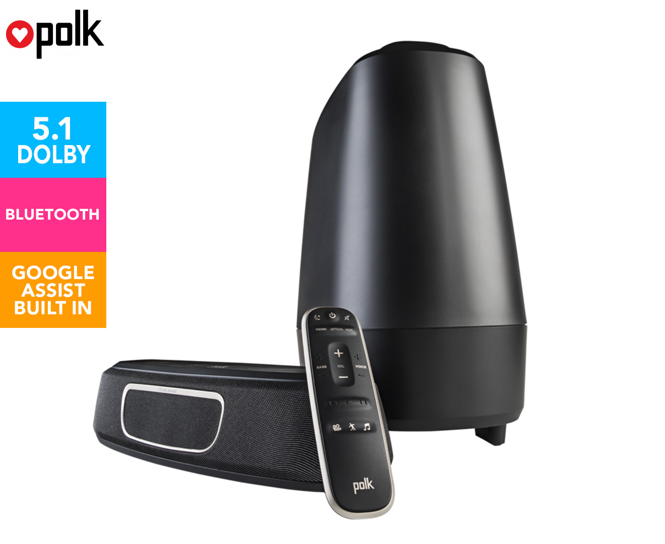 Polk MagniFi Mini Home Theatre Sound Bar System | Www.catch.com.au