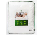 Single Size Bed Waterproof Fully Fitted Microfibre Mattress Protector  91x193x40cm Anti Allergy