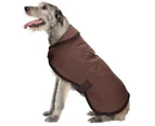 Outback Brown Oilskin Dog Coat - XXX LARGE