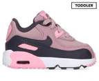 Nike Toddler Girls' Air Max 90 LTR Shoe - Elemental Rose/Gridiron-Pink
