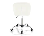 Computer Office Study Chair PU Leather White