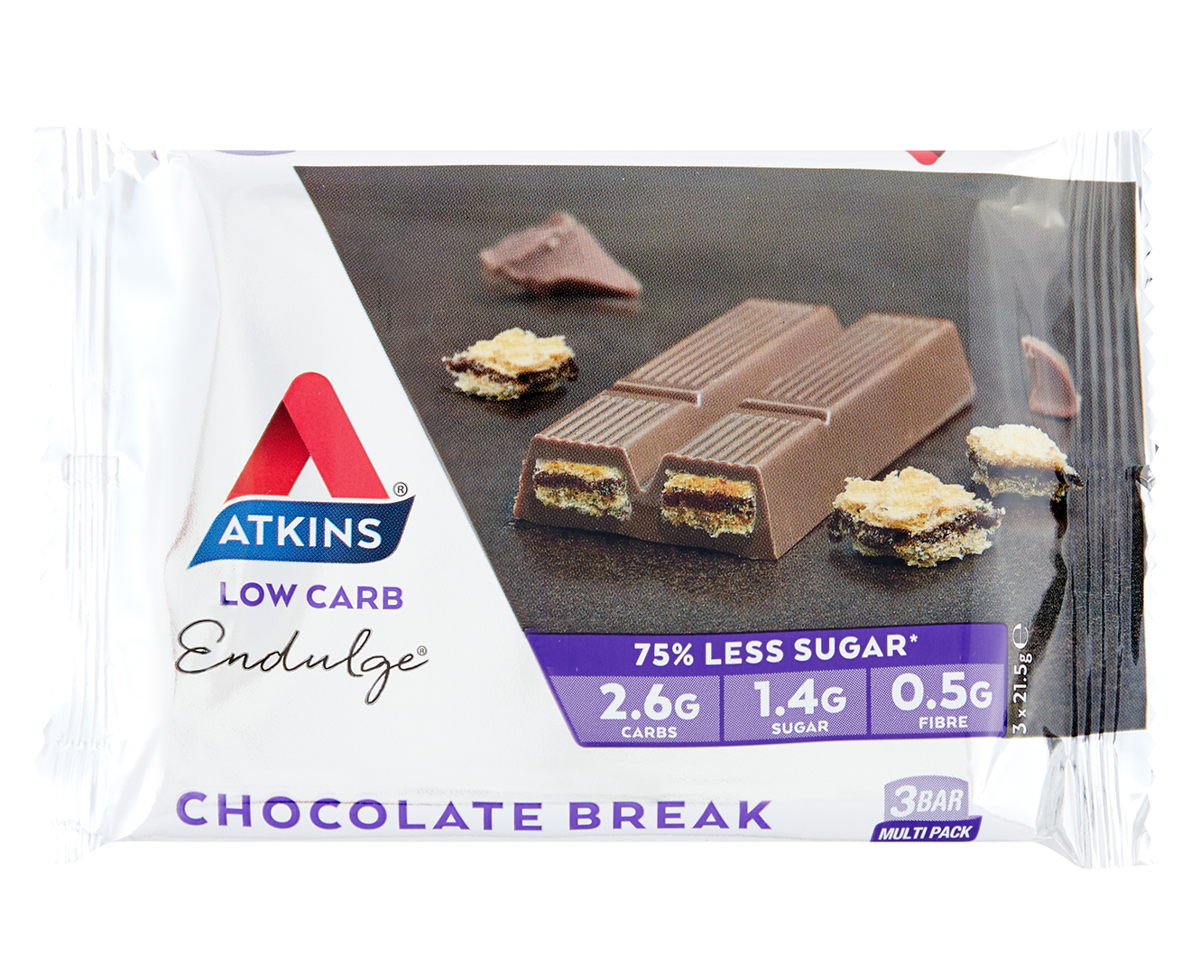 14 x Atkins Endulge Chocolate Break Bars 3pk | Cudo Shopping