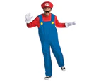Super Mario Bros Mario Deluxe Adult Costume