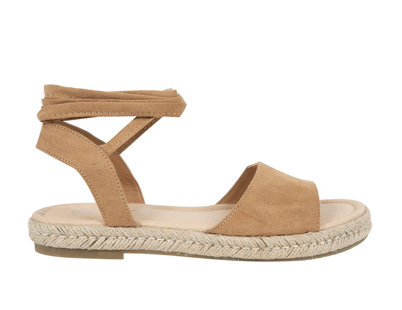 Uluwatu Vybe Womens Strappy Casual Sandal Spendless Shoes - Tan Microsuede