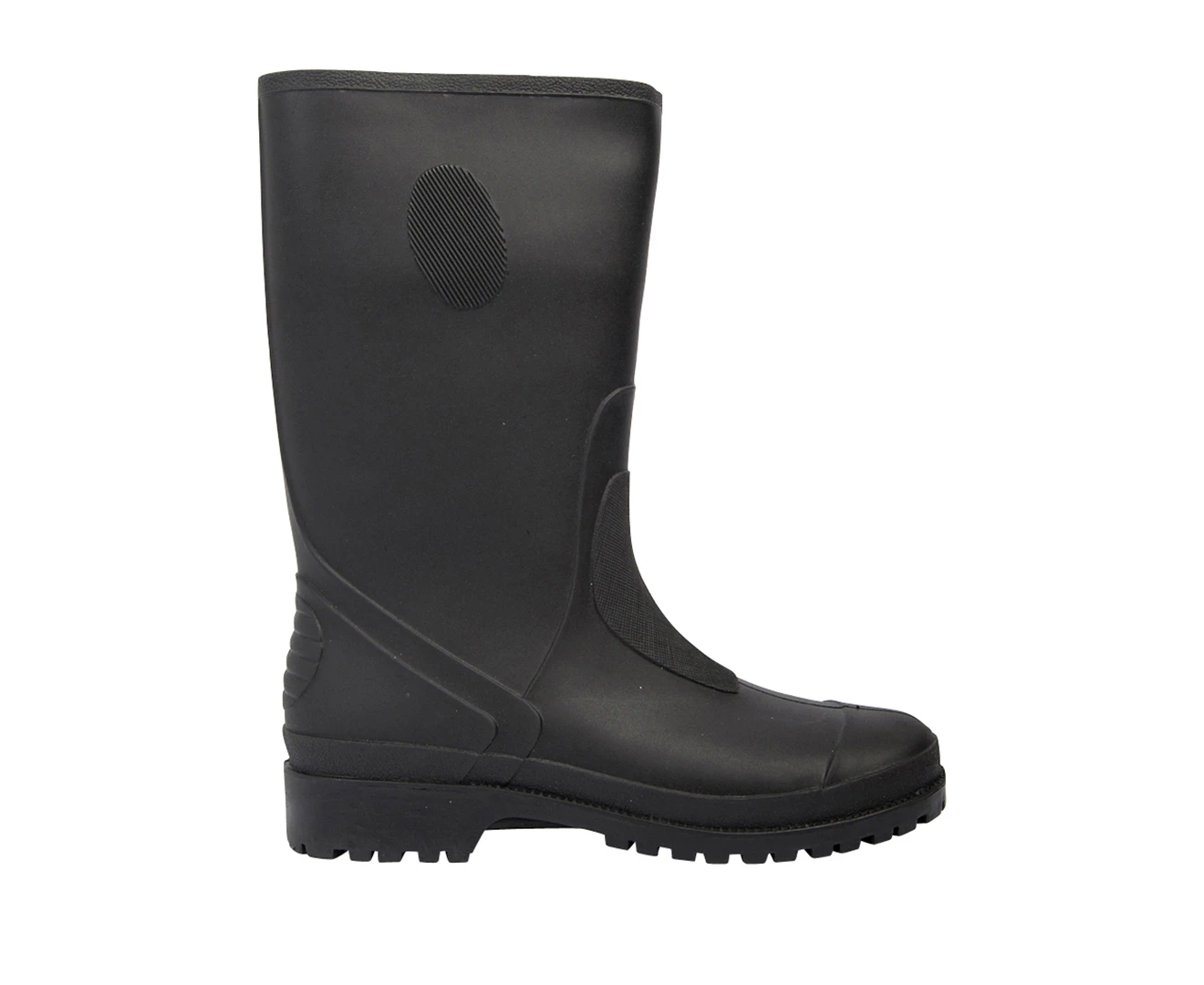 Rain Vybe Junior Pull On Rain Gum Boot Wellies Kid's - Black