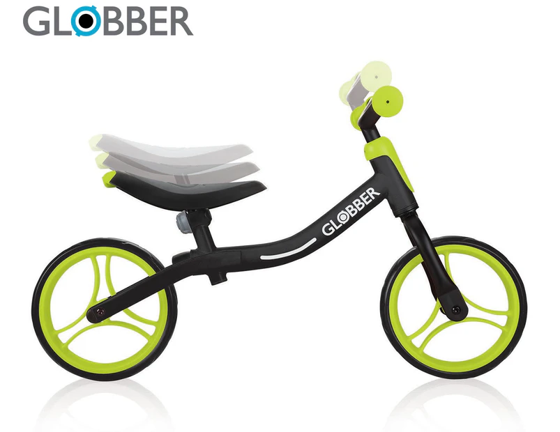 Globber Go Balance Bike - Black/Lime Green