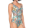 JETS Women's E/F Cup Underwire One Piece - Teal