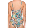 JETS Women's E/F Cup Underwire One Piece - Teal