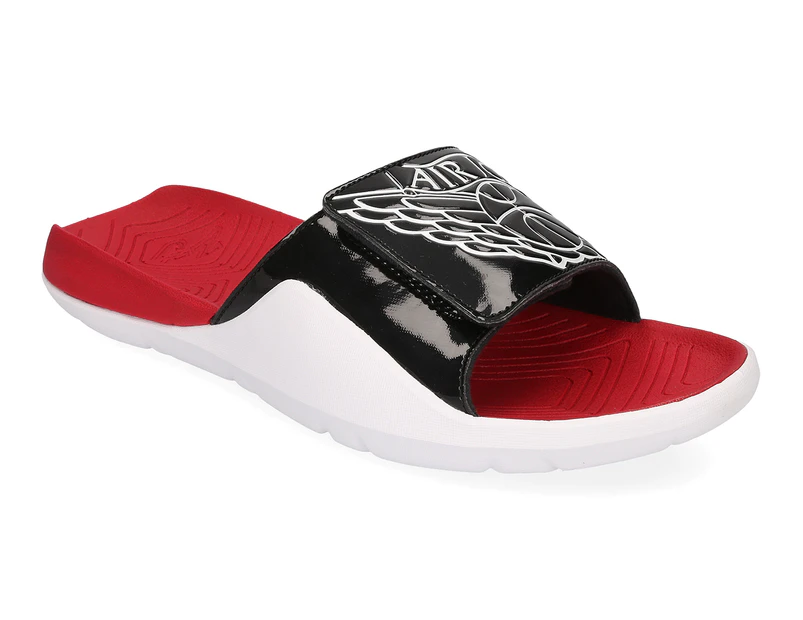Nike Men's Jordan Hydro 7 Slide - Black/White/Red