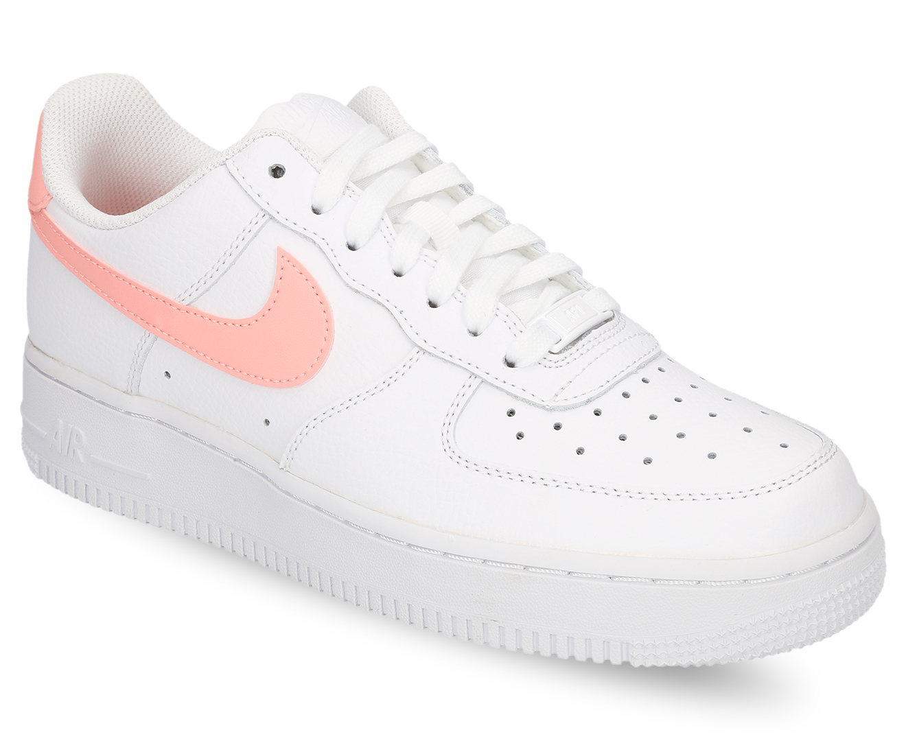 Nike Women's Air Force 1 '07 Shoe - White/Oracle Pink-White | Catch.co.nz